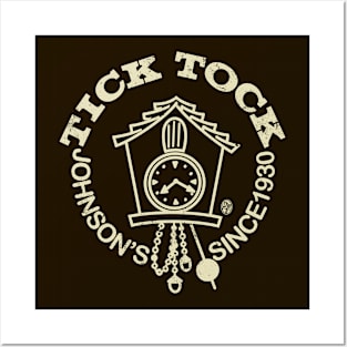 Vintage Tick Tock Johnson's Posters and Art